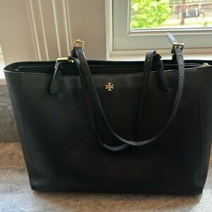 Authentic Tory Burch leather tote